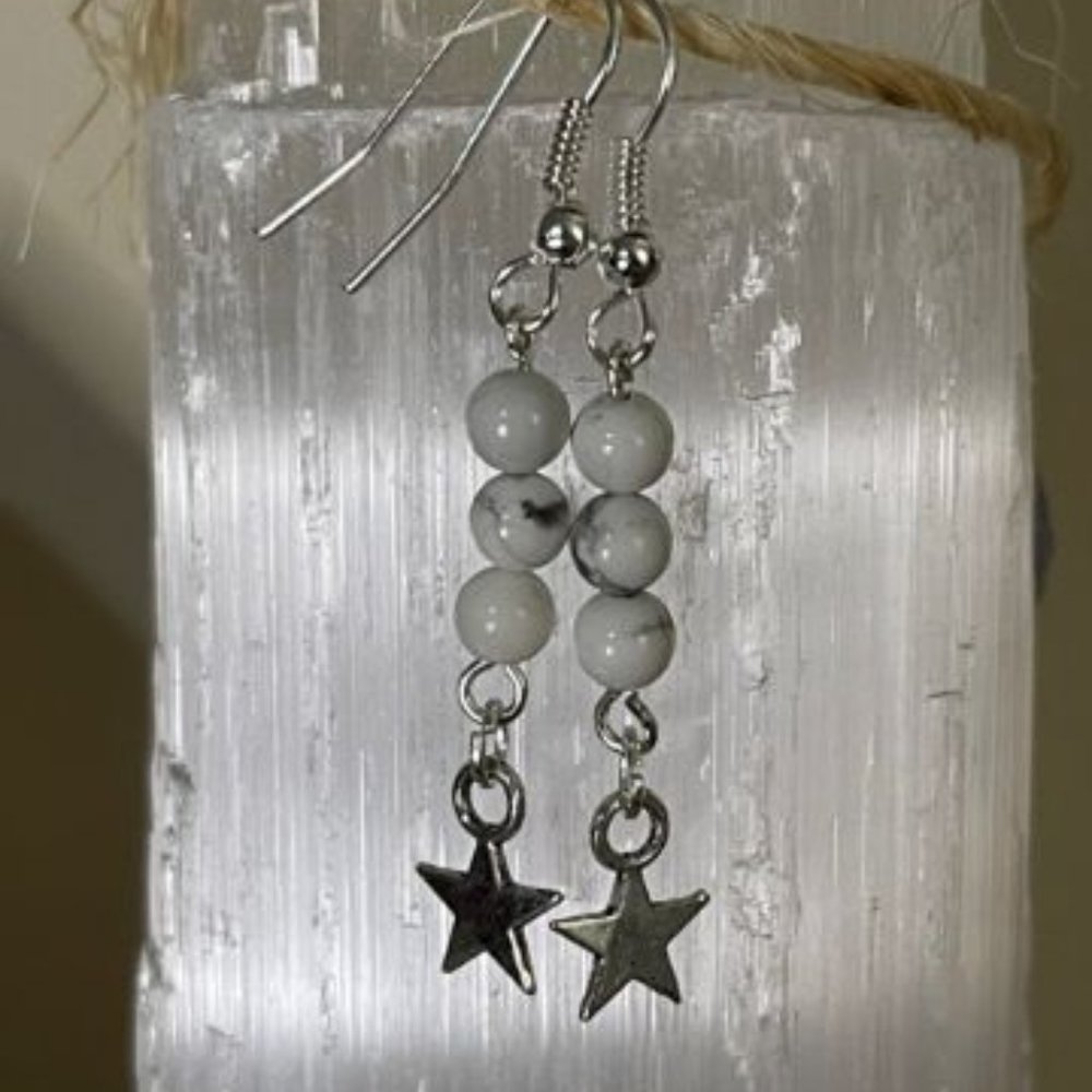 Crystal dangle earrings